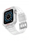 Newface Apple Watch 42mm KR401 Silikon Kordon - Şeffaf