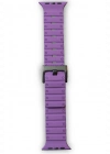 Newface Apple Watch 42mm Magnus Mıknatıslı Silikon Kordon - Mor