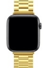 Newface Apple Watch 42mm Metal Baklalı Kordon - Gold