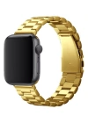 Newface Apple Watch 42mm Metal Baklalı Kordon - Gold