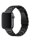 Newface Apple Watch 42mm Metal Baklalı Kordon - Siyah