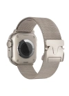 Newface Apple Watch 42mm Milano Metal Kordon - Titan Gri