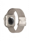 Newface Apple Watch 42mm Milano Metal Kordon - Titan Gri