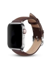 Newface Apple Watch 42mm NL26 Deri Kordon - Kahverengi