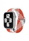 Newface Apple Watch 42mm Star Kordon - Beyaz-Kırmızı