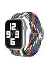 Newface Apple Watch 42mm Star Kordon - Gri-Turuncu