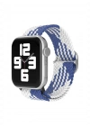 Newface Apple Watch 42mm Star Kordon - Mavi-Beyaz