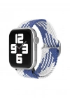 Newface Apple Watch 42mm Star Kordon - Mavi-Beyaz