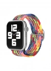 Newface Apple Watch 42mm Star Kordon - Siyah-Kırmızı-Sarı