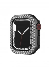 Newface Apple Watch 42mm Taşlı Kasa - Siyah