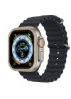 Newface Apple Watch Ultra 49mm Alüminyum Kasa Cam Ekran Koruyucu - Gold