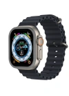 Newface Apple Watch Ultra 49mm Alüminyum Kasa Cam Ekran Koruyucu - Gri