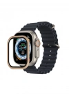 Newface Apple Watch Ultra 49mm Alüminyum Kasa Cam Ekran Koruyucu - Yıldız Işığı