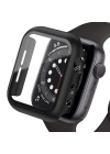 Newface Apple Watch Ultra 49mm Camlı Kasa Ekran Koruyucu - Siyah