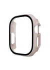 Newface Apple Watch Ultra 49mm Desert Camlı Kasa Ekran Koruyucu - Metalik Gold