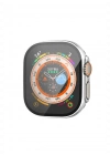Newface Apple Watch Ultra 49mm Legend Camlı Kasa Ekran Koruyucu - Gümüş