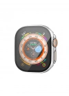 Newface Apple Watch Ultra 49mm Legend Camlı Kasa Ekran Koruyucu - Gümüş