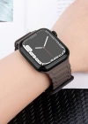 Newface Apple Watch Ultra 49mm Mountain Kordon - Siyah-Turuncu