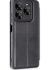 Newface General Mobile Era 50 Kılıf Flip Cover - Siyah