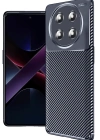 Newface Honor Magic 7 Lite Kılıf Auto Focus Karbon Kapak - Lacivert