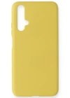 Newface Huawei Honor 20 Kılıf Nano içi Kadife Silikon - Sarı