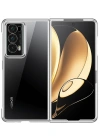 Newface Huawei Honor Magic V2 Kılıf Jasper Kapak - Gümüş