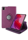 Newface Huawei Honor Pad X7 360 Tablet Deri Kılıf - Mor