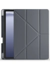 Newface Huawei Honor Pad X9 11.5 Kılıf Kalemlikli Mars Tablet Kılıfı - Koyu Gri