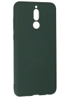 Newface Huawei Mate 10 Lite Kılıf Nano içi Kadife Silikon - Koyu Yeşil