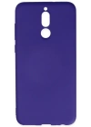 Newface Huawei Mate 10 Lite Kılıf Nano içi Kadife Silikon - Mor