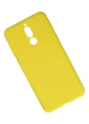Newface Huawei Mate 10 Lite Kılıf Nano içi Kadife Silikon - Sarı