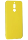 Newface Huawei Mate 10 Lite Kılıf Nano içi Kadife Silikon - Sarı