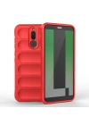 Newface Huawei Mate 10 Lite Kılıf Optimum Silikon - Kırmızı
