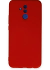 Newface Huawei Mate 20 Lite Kılıf Nano içi Kadife Silikon - Kırmızı