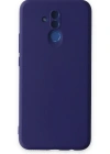 Newface Huawei Mate 20 Lite Kılıf Nano içi Kadife Silikon - Mor
