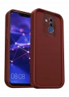 Newface Huawei Mate 20 Lite Kılıf Viera Silikon - Bordo