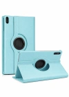 Newface Huawei MatePad 11 10.9 360 Tablet Deri Kılıf - Turkuaz
