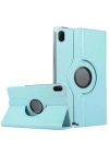 Newface Huawei MatePad SE 11 Kılıf 360 Tablet Deri Kılıf - Turkuaz