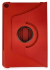 Newface Huawei MatePad SE Kılıf 360 Tablet Deri Kılıf - Kırmızı