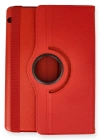 Newface Huawei MediaPad T5 10 Kılıf 360 Tablet Deri Kılıf - Kırmızı