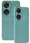Newface Huawei Nova 12 SE Kılıf Auto Focus Karbon Kapak - Koyu Yeşil