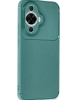 Newface Huawei Nova 12S Kılıf Auto Focus Karbon Kapak - Koyu Yeşil