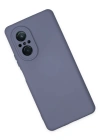 Newface Huawei Nova 9 SE Kılıf Nano içi Kadife Silikon - Gri