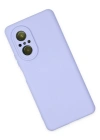 Newface Huawei Nova 9 SE Kılıf Nano içi Kadife Silikon - Lila