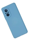 Newface Huawei Nova 9 SE Kılıf Nano içi Kadife Silikon - Mavi