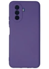 Newface Huawei Nova Y70 Kılıf Nano içi Kadife Silikon - Mor
