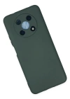 Newface Huawei Nova Y90 Kılıf Nano içi Kadife Silikon - Koyu Yeşil