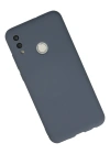 Newface Huawei P Smart 2019 Kılıf Nano içi Kadife Silikon - Gri