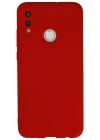 Newface Huawei P Smart 2019 Kılıf Nano içi Kadife Silikon - Kırmızı