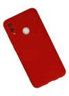 Newface Huawei P Smart 2019 Kılıf Nano içi Kadife Silikon - Kırmızı